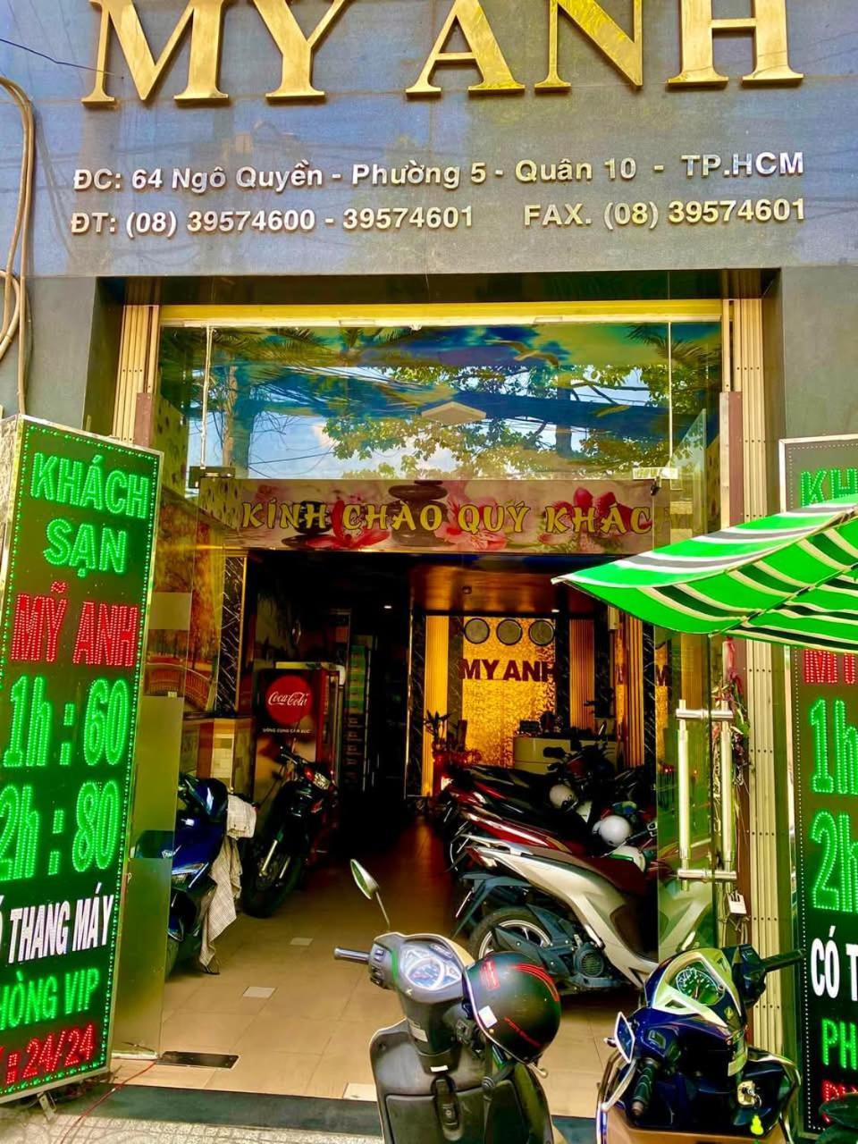 Hotel Khach San My Anh Thành Pho Ho Chí Minh Esterno foto